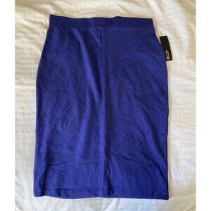 NWT APT.9 Mitre Ponte Midi Skirt In Royal Blue size medium